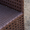 SALVIA Кресло сталь (коричневый)