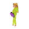 Кукла "Спортивная девушка" шарнирная (рюкзак,мишка, микс - 3 вида, 28 см)
