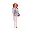Кукла "Спортивная девушка" шарнирная (рюкзак,мишка, микс - 3 вида, 28 см)