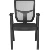 Кресло Тейс (сид.ортопед) с пл.накл. цв.каркас черный