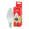 Лампы СВЕТОДИОДНЫЕ ЭКО LED B35-8W-827-E14 R  ЭРА (диод, свеча, 8Вт, тепл, E14) 7546