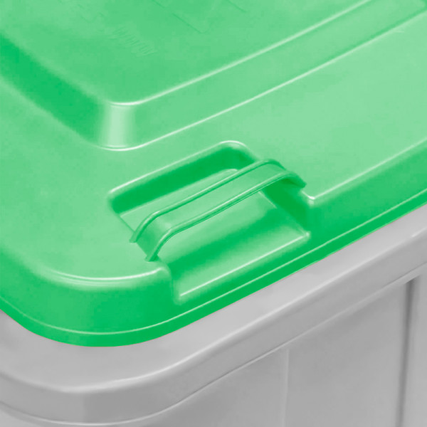 Бак мусорный 120 л (с крышкой, на колесах) Бак мусорный 120 л (с крышкой, на колесах)