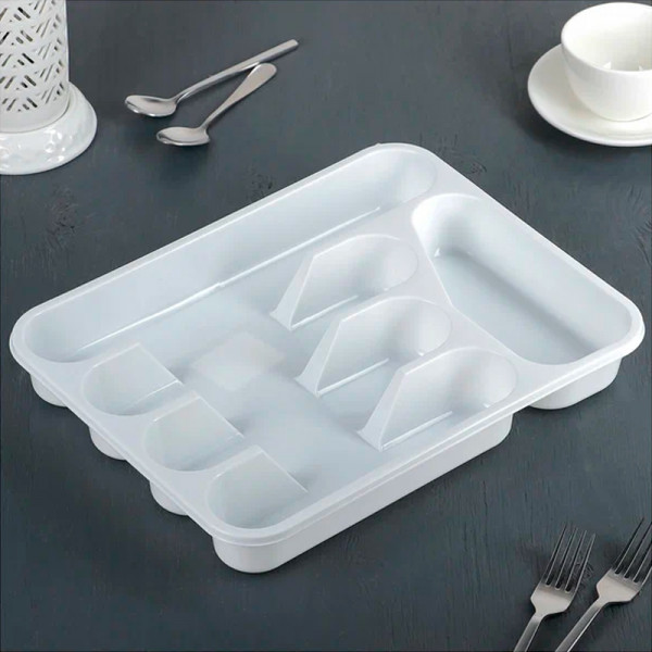 М 1140 Лоток - вкладыш для столовых приборов (белый) М 1140 Лоток - вкладыш для столовых приборов (белый)