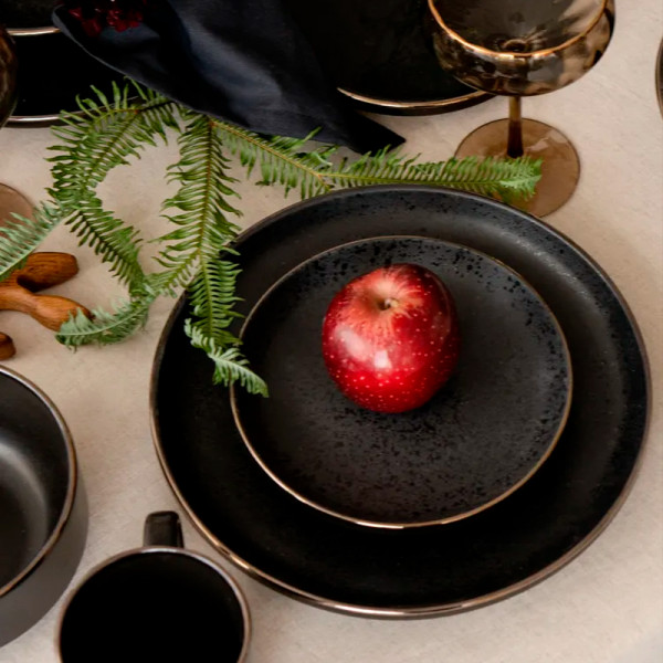 Тарелка десертная 18см 19S509S/P Elite black Тарелка десертная 18см 19S509S/P Elite black