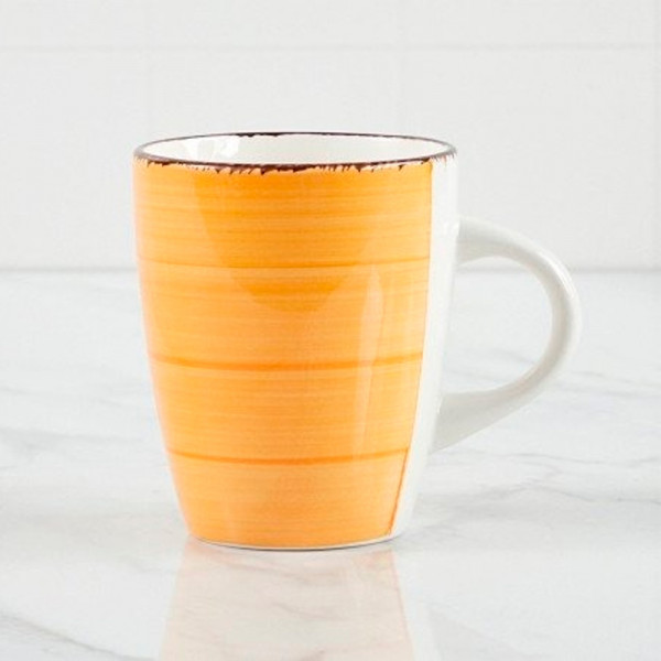 Кружка "Браш" 360 мл (Оранжевая) Кружка "Браш" 360 мл (Оранжевая)