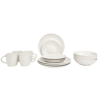 Набор посуды 16pcs-13 16 предметов (12 тарелок+ 4 кружки)