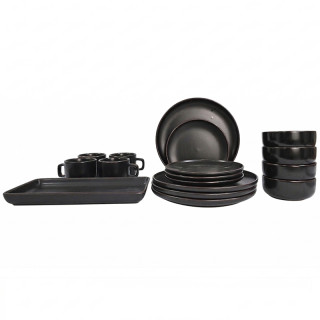 Набор посуды 17pcs-10 17 предметов (13 тарелок+ 4 кружки)