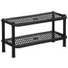 Подставка обувная (комплект 2 полки) м/п чёрный
