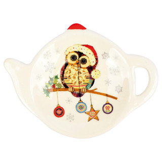Подставка для чайного пакетика п/уп ZFC090-51 Owl Christmas Подставка для чайного пакетика п/уп ZFC090-51 Owl Christmas