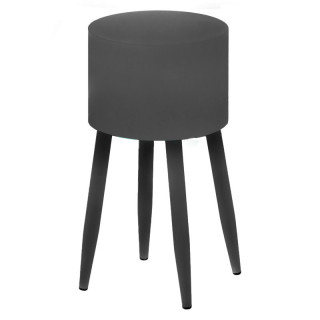 Пуфик Тампа d30 цв.каркас (кзам PU/гоб.stock) Тёмно-серый