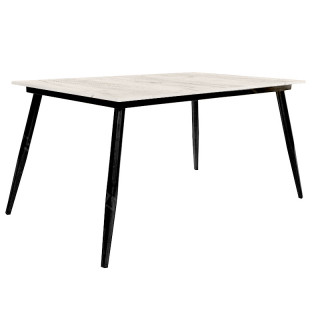 Стол Мадлен (1400х800 столешница 16 мм цв.Люкс) Дуб крафт белый Стол Мадлен (1400х800 столешница 16 мм цв.Люкс) Дуб крафт белый