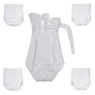 Набор 5 предметов (4  стакана 200 мл + 1 кувшин 1,3) ZT-21