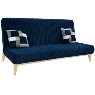 Диван "Кельпи 3" (цв.орех) FIORI NAVY