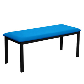 Банкетка без спинки (120х36 см) кзам синий