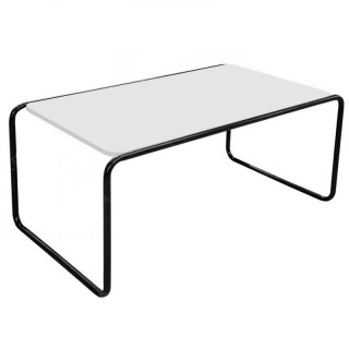 Стол журнальный Стар Б на полозьях (990*555 столешница 16 мм (закруг. углы)) белый