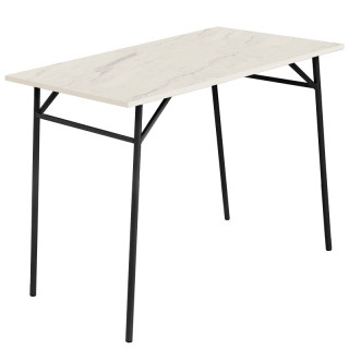 Стол "Неймар" (1000х590 столешница 16 мм цв.Люкс) Мрамор светлый Стол "Неймар" (1000х590 столешница 16 мм цв.Люкс) Мрамор светлый