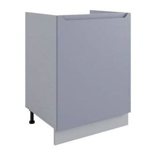 Нижний модуль 850 Тренто серый эмалит С 601 левый (под мойку)