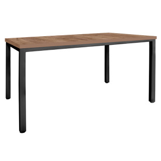 Стол прямой каркас тр.40х40 (1400х800 столешница F мм цв.Люкс) Дуб крафт табачный Стол прямой каркас тр.40х40 (1400х800 столешница F мм цв.Люкс) Дуб крафт табачный