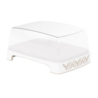 Масленка "Эстетика" (бело-бежевый)