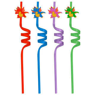 Трубочки для коктейля "Драконы", 4 шт, VL13-164