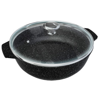 Жаровня 2.5 л со стеклянной крышкой Neva Granite