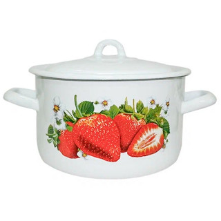 (С-16111/4Э) Кастрюля "Сочная клубника" 2,9 л
