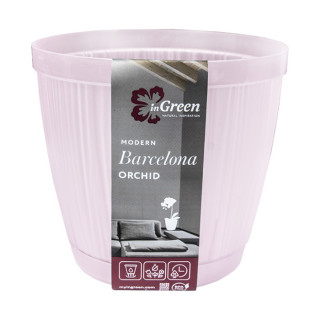 Горшок для цветов "InGreen BARCELONA" 1,8 л (розовый перламутровый)