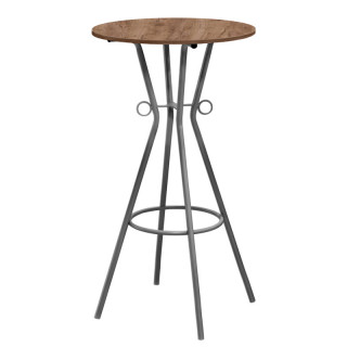 Стол барный "Верди" (цв.каркас D-600 столешница 16 мм цв.Люкс) Дуб крафт табачный