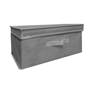 Ящик для хранения с крышкой 030101104 (серый)