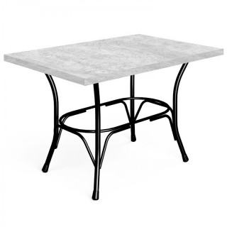Стол Лавр (1200*800 столешница F цв.Люкс) бетон светлый Стол Лавр (1200*800 столешница F цв.Люкс) бетон светлый