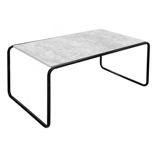 Журнальный стол "Стар Б" на полозьях 990х555 (бетон светлый)