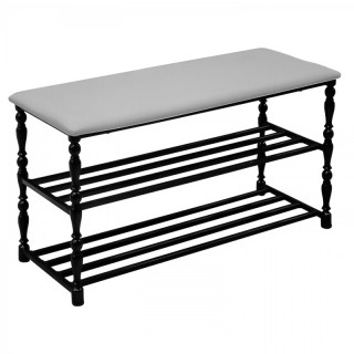 Подставка для обуви с мягким элементом (вальцованная труба) BINGO ASH