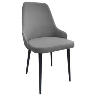 Стул Лемос (спинка пласт.) цв.каркас (гоб.stock (только Bingo/Raund)) BINGO GREY