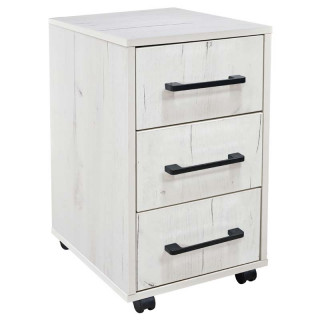 Тумба мобильная без замка Кул-905 310*380*510Н (дуб крафт белый)