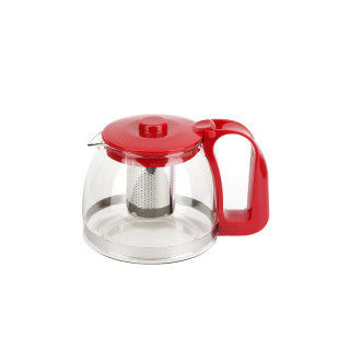 Заварочный чайник с фильтром 1250 мл (Красный)