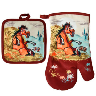 Прихватка с рукавицей "Савраска" HN88-545 Прихватка с рукавицей "Савраска" HN88-545