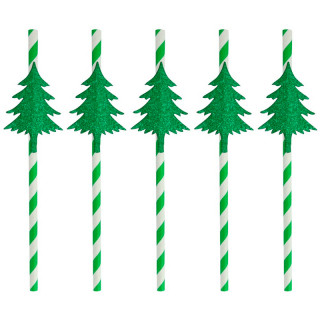 Трубочки для коктейля "Хвойный лес" VL2-390 Трубочки для коктейля "Хвойный лес" VL2-390