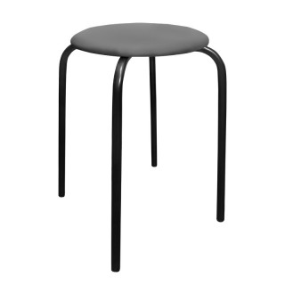 Табурет №3 круглый (кзам 115 серый)