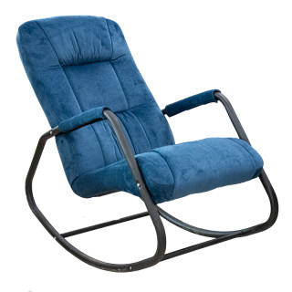 Кресло-качалка Эсма (Bingo Denim, синий)