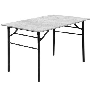 Стол раскл.ножки (1200*800 столешница 16 мм цв. люкс) бетон светлый
