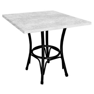 Стол Лавр (800х800 столешница F цв. Люкс) Бетон светлый Стол Лавр (800х800 столешница F цв. Люкс) Бетон светлый