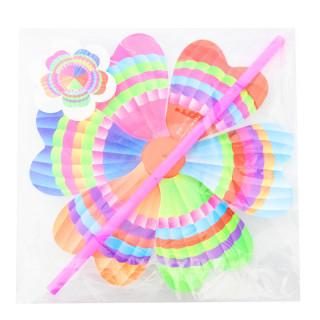Ветерок "Цветок радуги" (23х42 см) (2 цвета микс,в пакете) ( Арт. ВТ-0694)