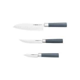 Набор из 3-х кухонных ножей "HARUTO" (NADOBA)