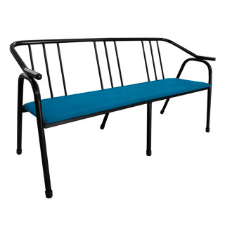 Скамья "Прага" 3-х местная (1 м.э) синий