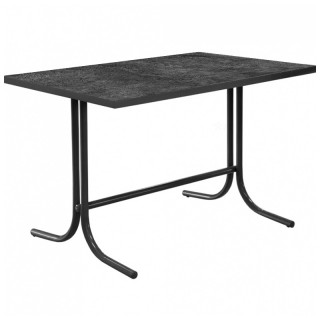 Стол L-образн.каркас (1400х800 столешница F цв.Люкс) Бетон тёмный