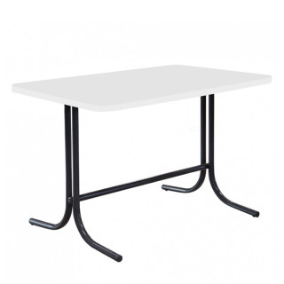 Стол L-образн. каркас (1800х800 F станд. закруг. углы) Белый