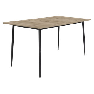 Стол с каркасом мод TJ-32 (1400*800 16мм,цв.Люкс) дуб крафт серый