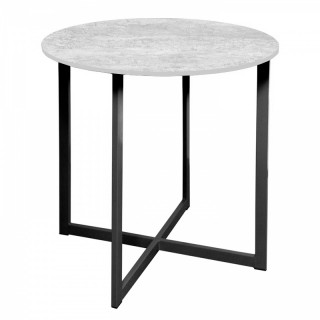 Стол Йорк (D-800 столешница 16 мм цв.Люкс) бетон светлый Стол Йорк (D-800 столешница 16 мм цв.Люкс) бетон светлый