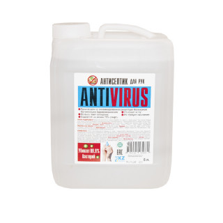 Антисептик для рук AntiVirus Канистра/ПЭТ (5000 мл)