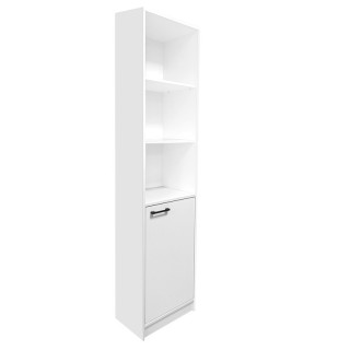 Шкаф под файлы КУЛ- 121  450х350х2000 белый (Торнадо)